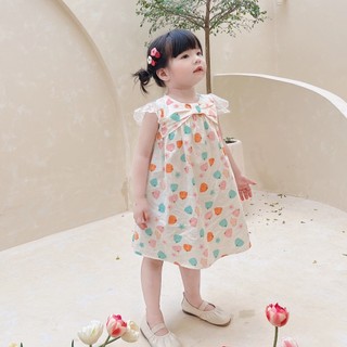 Váy cánh tiên nơ quả bí cho bé gái 1-6 tuổi (9-26kg) N0117