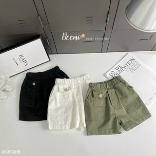 Quần Short kaki phối túi cho bé trai 1-6 tuổi (9-25kg) N0118