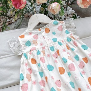 Váy cánh tiên nơ quả bí cho bé gái 1-6 tuổi (9-26kg) N0117