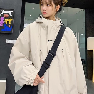 Áo Khoác Gió Nam Nữ EXCELLENT NAD Unisex 2 Lớp Chống Nước Chống Bụi Form Rộng Nhiều Khóa AG4