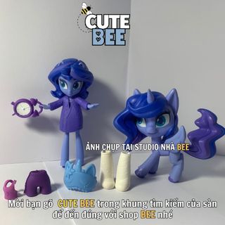 Búp bê My Little Pony Công chúa Luna kèm phụ kiện và thú cưng thuộc chủ đề Magical Slumber Party CUTE BEE