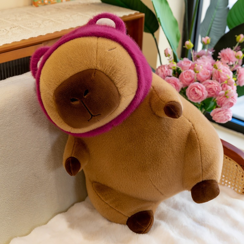 Gấu Bông Chuột Capybara Siêu Mền Thú Nhồi Bông Capybara Siêu Bộ Trưởng Bộ Ngoại Giao Đáng Yêu - G136