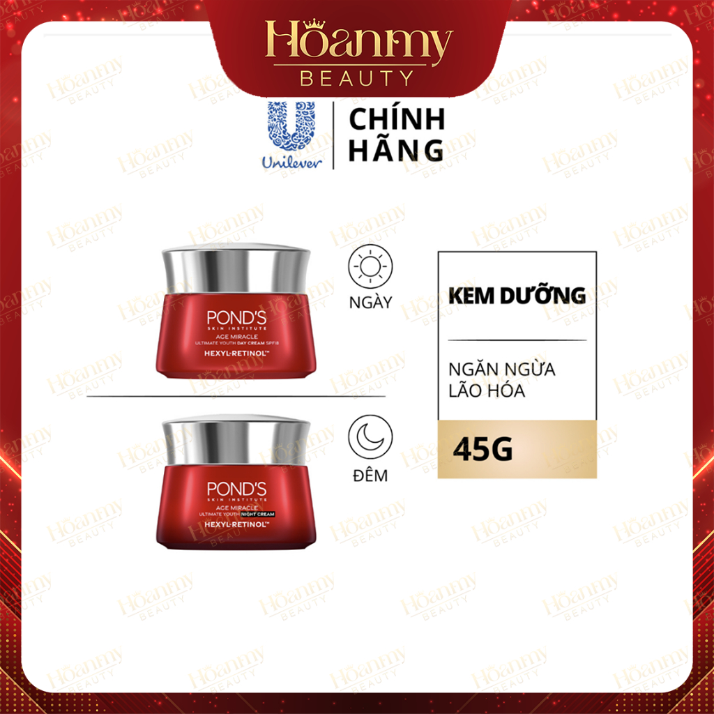 Kem Chống Lão Hóa Cao Cấp Pond's Age Miracle 45g