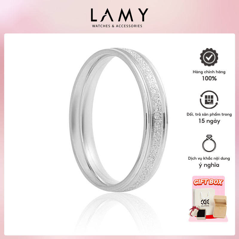 Ảnh Nhẫn Nam CDE Dual Milgrain Silver Ring CDE8004SV 1