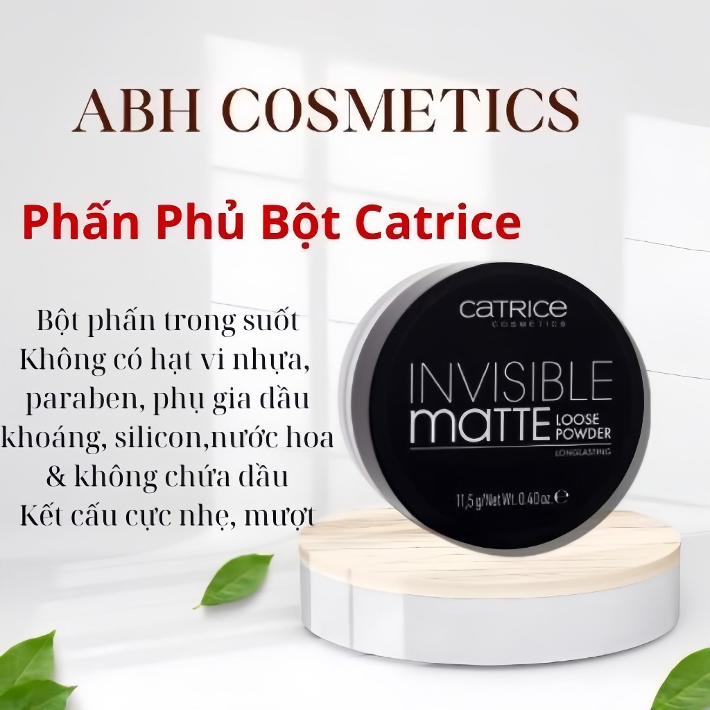 Phấn Phủ Bột Catrice Invisible Matte Loose Powder 11.5g - AHB Cosmetics