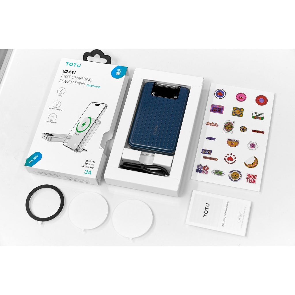 Pin sạc sự phòng không dây Totu Magnetic Wireless Charge Skin