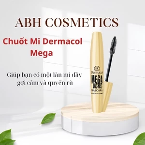 Chuốt Mi Dermacol Mega Lashes Mascara – Super Volume – Black 13ml - AHB Cosmetics