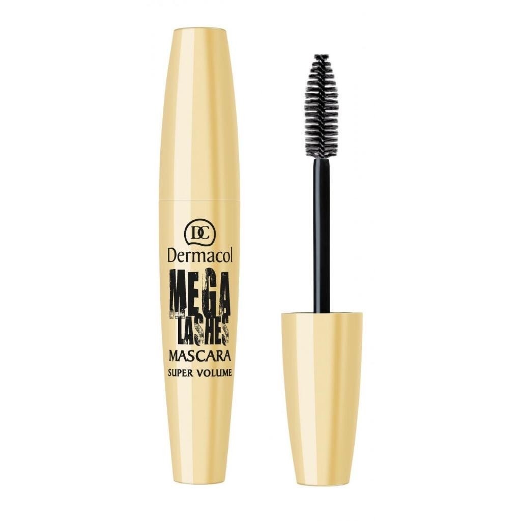 Chuốt Mi Dermacol Mega Lashes Mascara – Super Volume – Black 13ml - AHB Cosmetics
