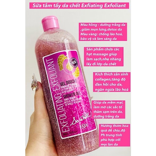 Sữa tắm tẩy da chết nhẹ nhàng của FW Pháp - Exfoliating exfoliant