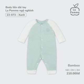 La pomme SS2024 Set sơ sinh La pomme ngộ nghĩnh - màu xanh cho bé