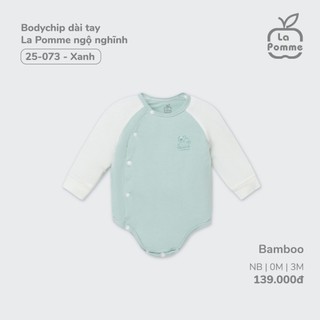 La pomme SS2024 Set sơ sinh La pomme ngộ nghĩnh - màu xanh cho bé