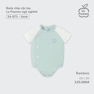 La pomme SS2024 Set sơ sinh La pomme ngộ nghĩnh - màu xanh cho bé