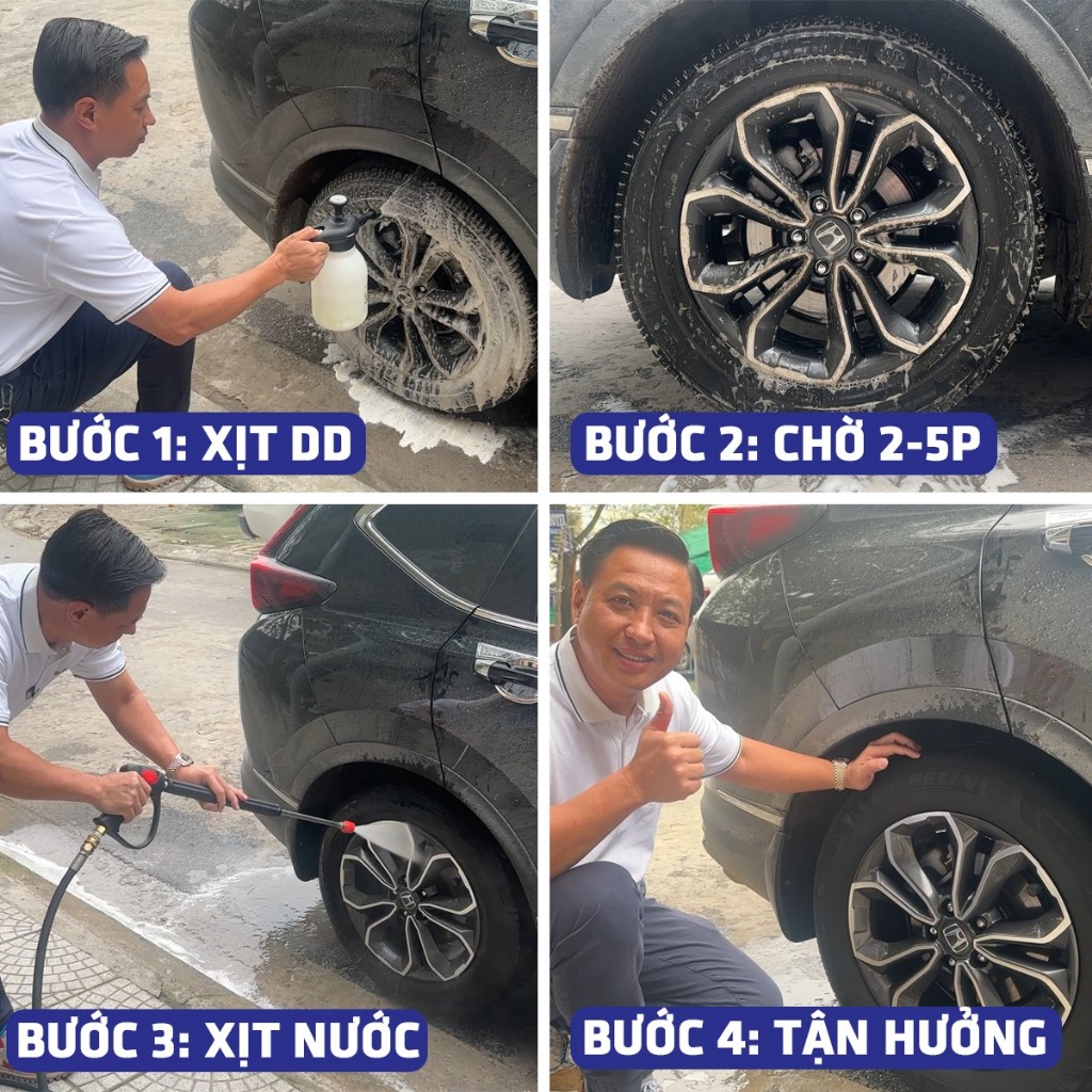 DUNG DỊCH TẨY LỐP XE EKOKEMIKA WHEEL&TIRE CLEANER