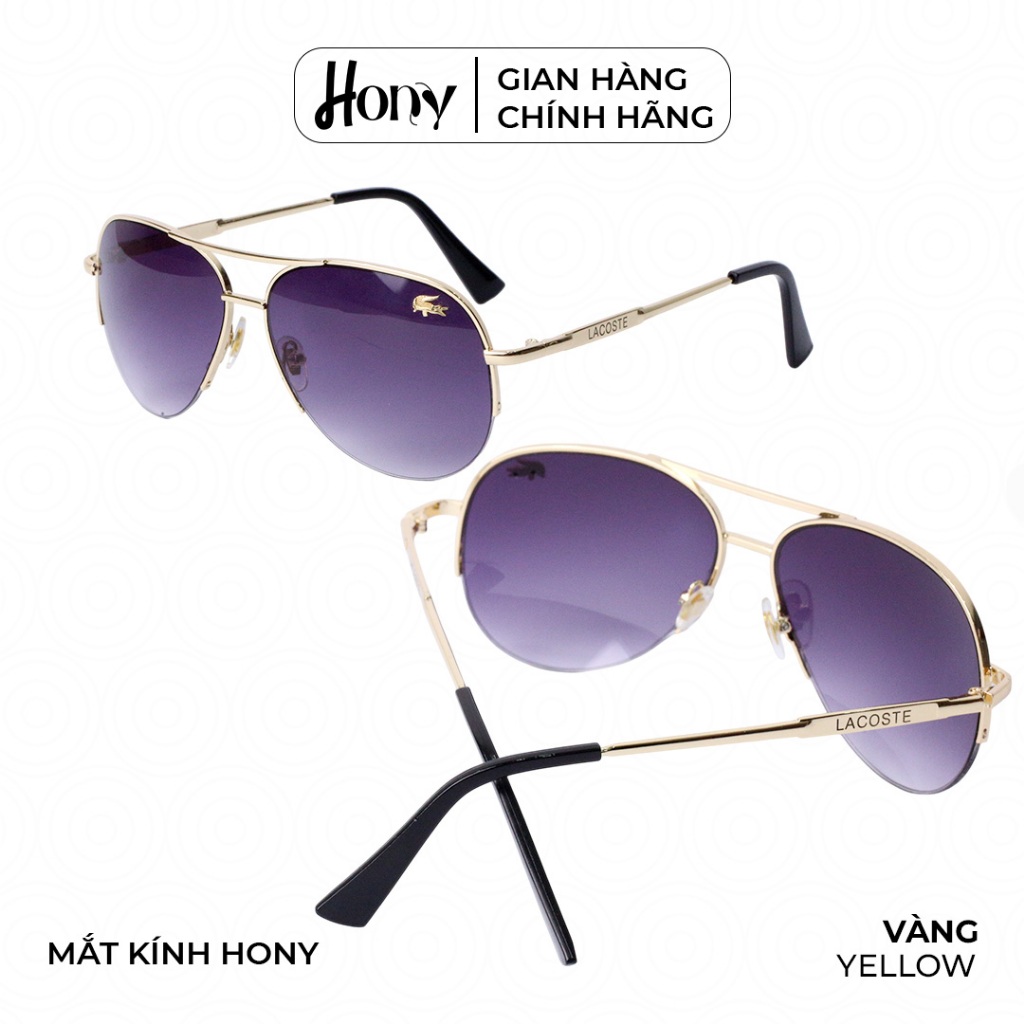 Kính râm Nam thời trang HONY, tròng nửa viền thời trang