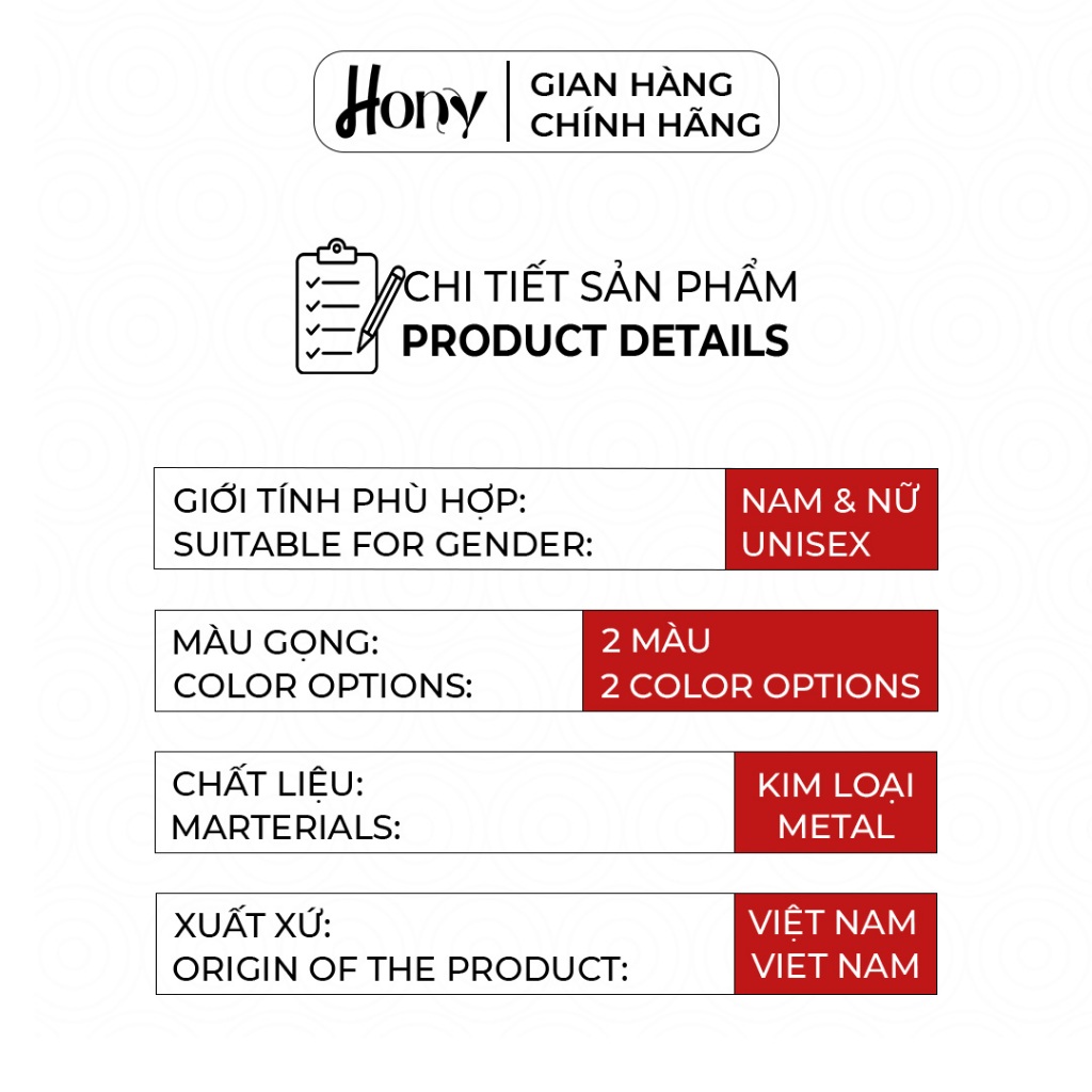 Kính râm Nam thời trang HONY, tròng nửa viền thời trang