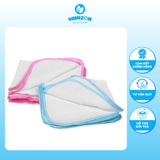 Set 10 Khăn Sữa MaMa 2,3,4 Lớp Cotton Xô Siêu Mềm Cho Bé Từ Sơ Sinh