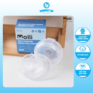 Phễu hứng sữa Molli kèm hộp bảo quản tiện lợi cho mẹ