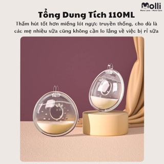Phễu hứng sữa Molli kèm hộp bảo quản tiện lợi cho mẹ