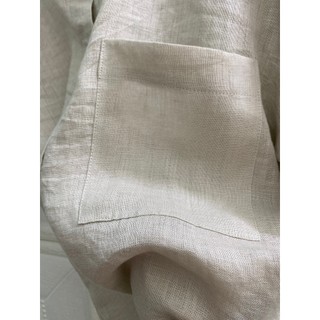[JUNE LINEN] A03. Áo sơ mi nữ LINEN TƯNG PREMIUM - Pure Linen. Cổ tàu/cổ trụ. Nhiều màu.
