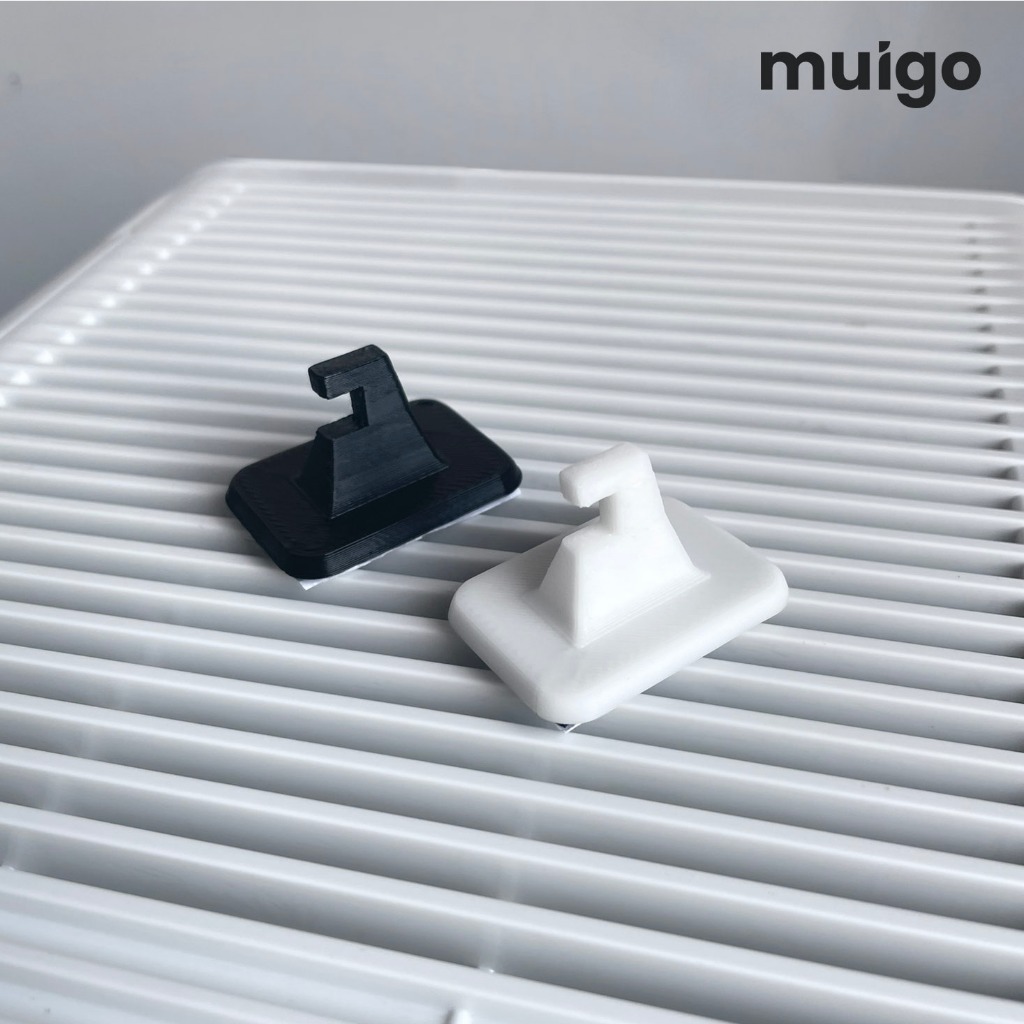 Giá đỡ dán tường Pegboard Lỗ Dọc keo 3M siêu chắc (không cần khoan) | Phụ Kiện Pegboard Đa Năng