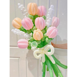 Set 50 bóng dài pastel macaron 260 tạo hình nghệ thuật, bóng bay dài giun đũa vặn hình Yến Nhi Shop