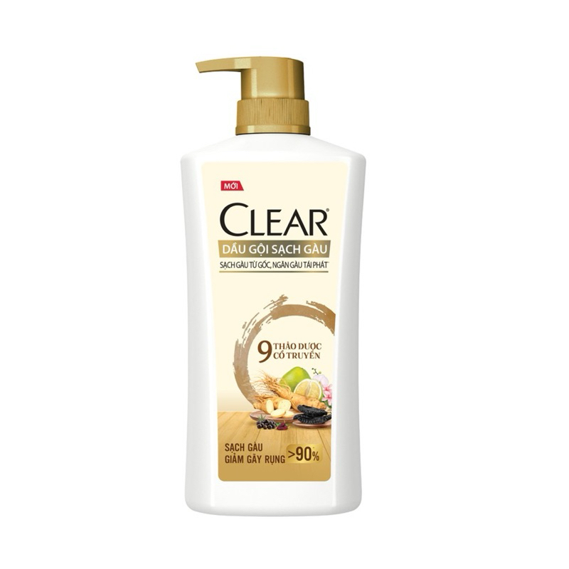 Dầu gội sạch gàu Clear Botanique 9 thảo dược quý 340g , 630g .