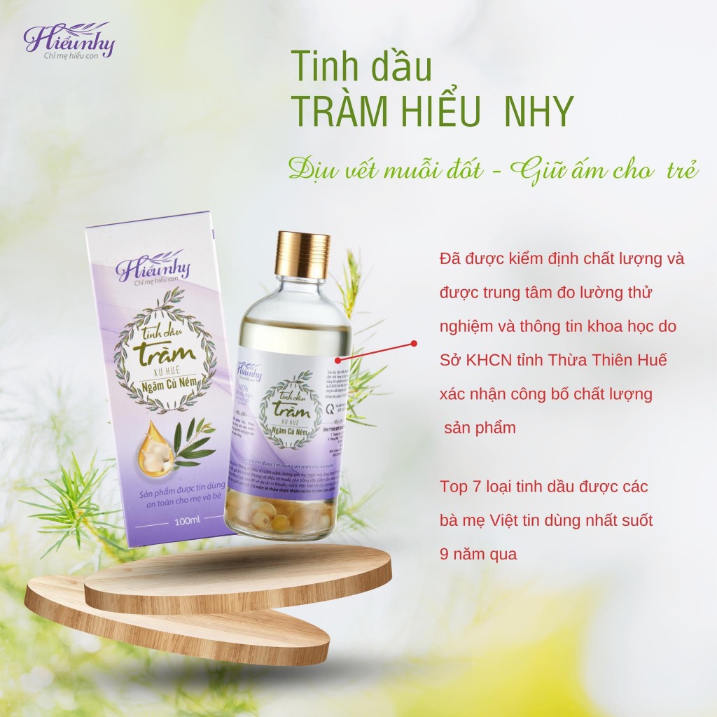 TINH DẦU TRÀM NGUYÊN CHẤT NGÂM CỦ NÉM HIỂU NHY