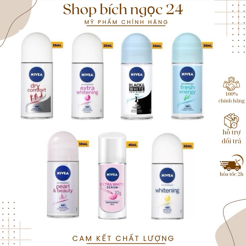 Lăn ngăn mùi NIVEA dành cho Nữ 50ML