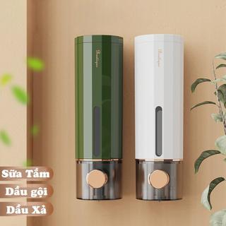 Bình Đựng Sữa Tắm Dầu Gội Nước Rửa Tay 450ml Dán Tường Boutique Cao Cấp – Sang Trọng, Không Khoan
