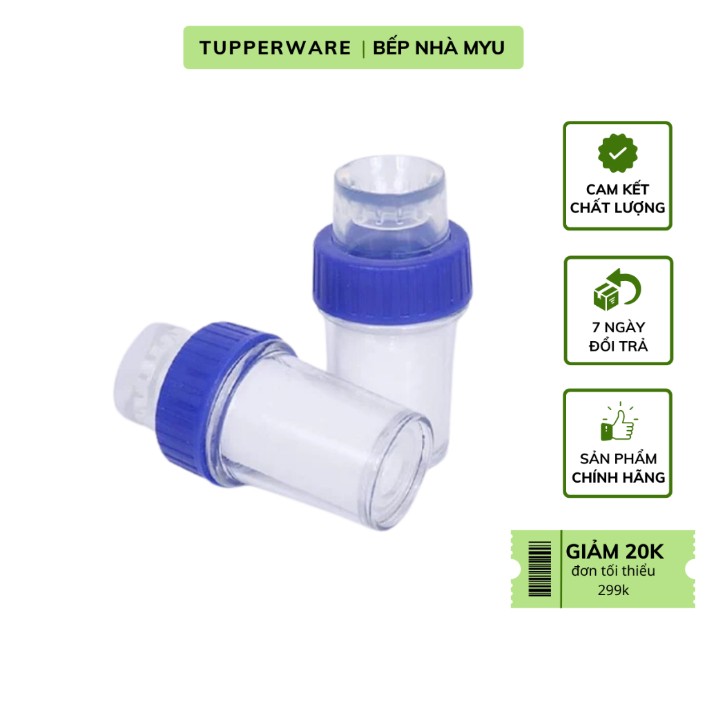 Đầu Lọc Nước Tupperware Bằng Bông Tại Vòi - Nhỏ Gọn - Tiện Lợi | Shopee ...
