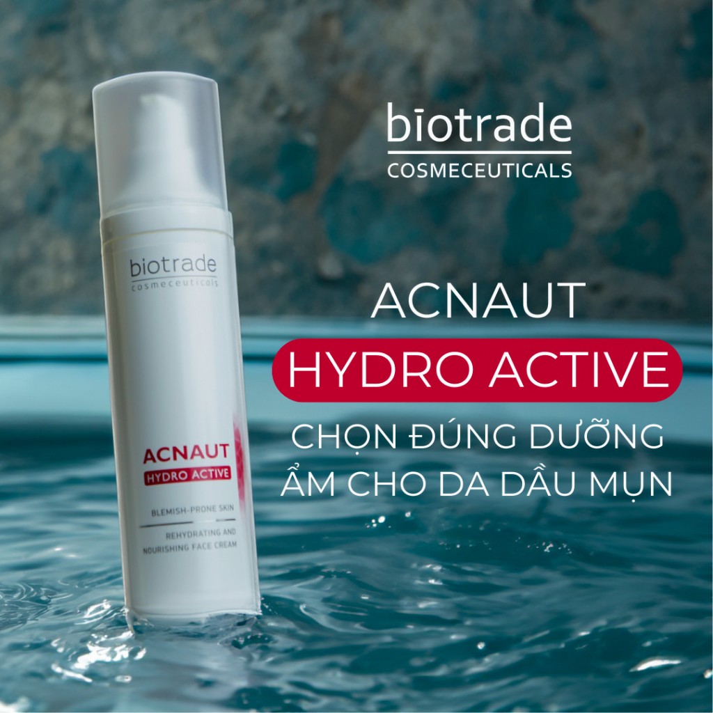 Kem dưỡng giảm mụn phục hồi BIOTRADE HYDRO ACTIVE CREAM làm dịu & cấp ẩm cho làn da sau peel 60ml