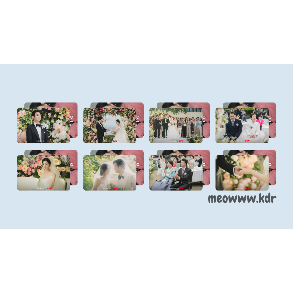 set card bo góc phim Nữ hoàng nước mắt- Queen of Tears, diễn viên Kim Soo Hyun Kim Ji Won