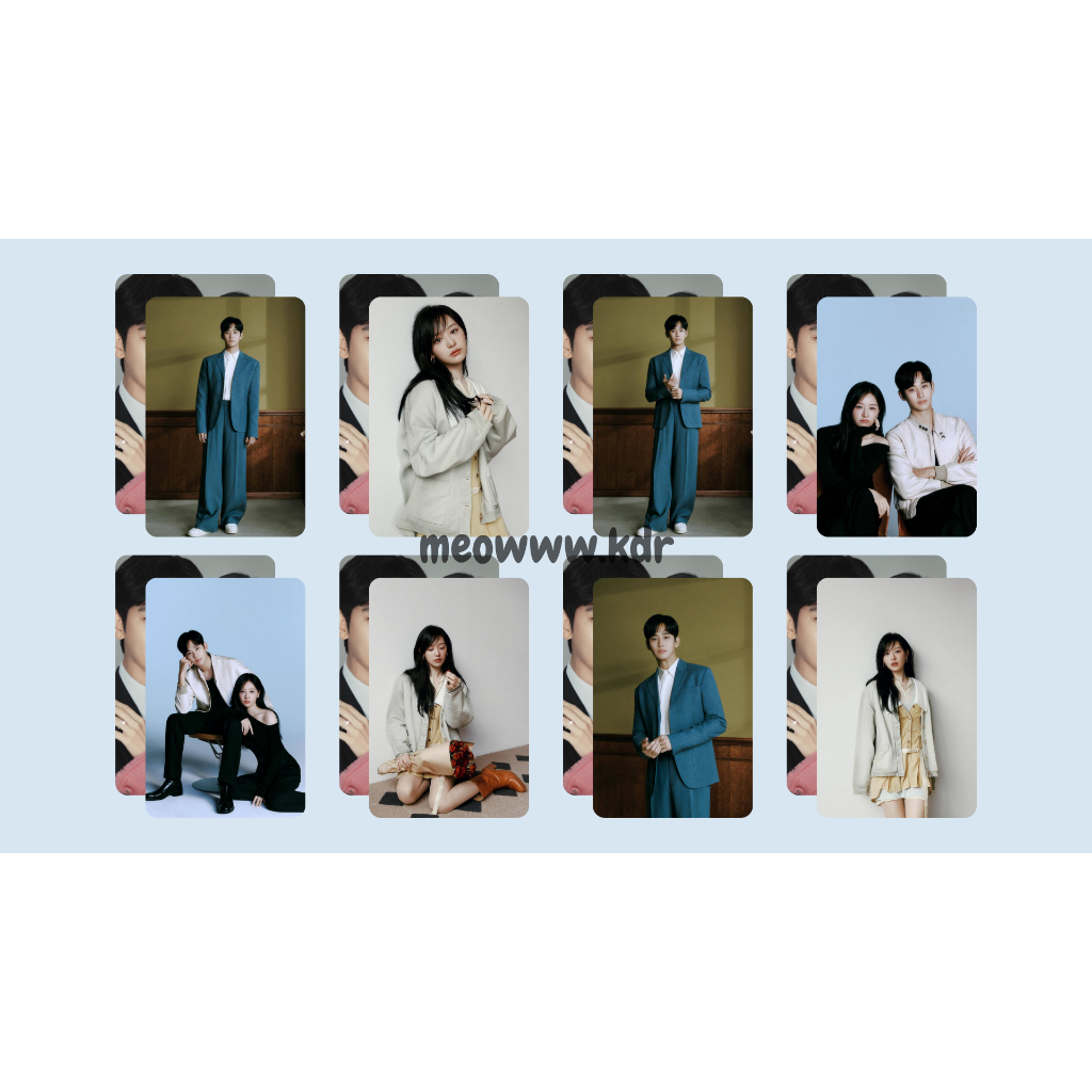 set card bo góc phim Nữ hoàng nước mắt- Queen of Tears, diễn viên Kim Soo Hyun Kim Ji Won
