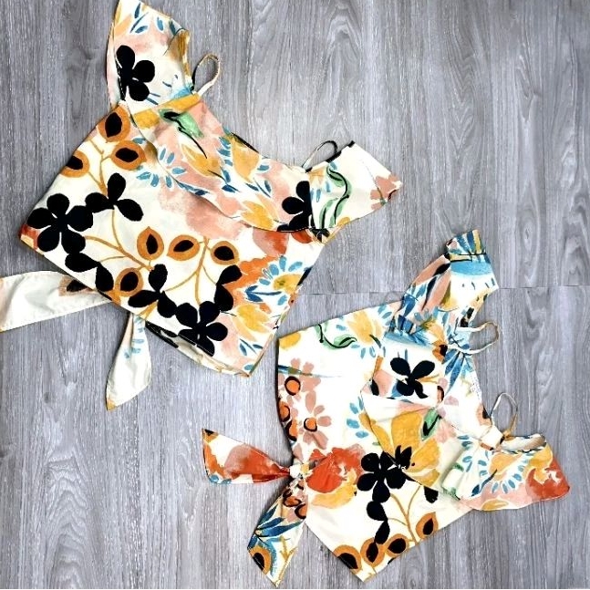(Sale) Áo dây hoa bẹt vai SweetRain bigsize xuất dư