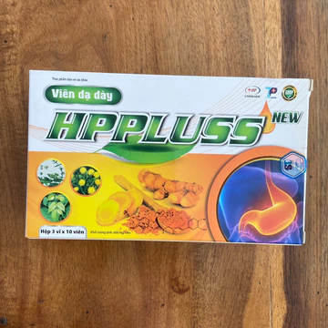 Viên uống HP Pluss NEW - Hỗ trợ giảm các triệu chứng viêm loét dạ dày hành tá tràng (Hộp 30 Viên)