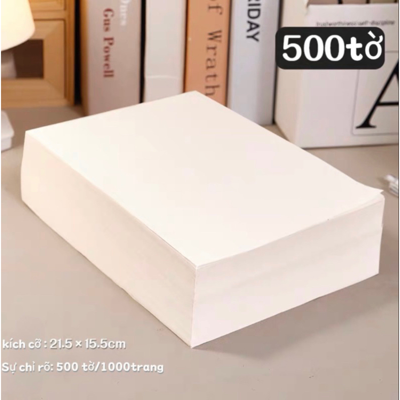 Giấy nháp gạch sữa trống dành cho học sinh, vở giấy nháp, vở xé ...