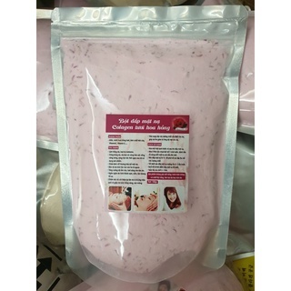 Bột Mặt Nạ Collagen Hoa Hồng Cánh, Sản Phẩm Giúp Tăng Độ Ẩm, Độ Đàn Hồi, Trẻ Hoá Da Với Collagen
