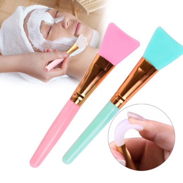 Bộ Bát Thìa Chổi, Cọ silicon Chuyên Đắp Mặt Nạ Dùng Trong Spa Thẩm Mỹ Viện