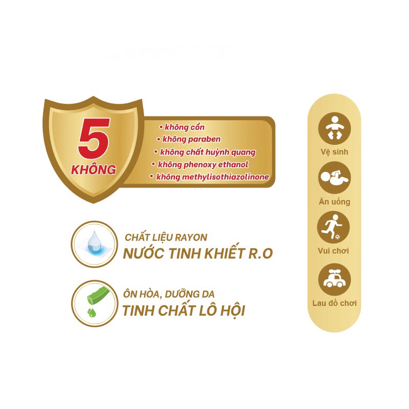KHĂN GIẤY ƯỚT EM BÉ NUNA GOLD KHÔNG MÙI GÓI 100 TỜ | Shopee Việt Nam