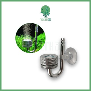 Cốc Sủi Co2 Nhôm - Chính Hãng Mufan - Khuếch Tán Mịn Co2 - Sử Dụng Cho Bể Thủy Sinh