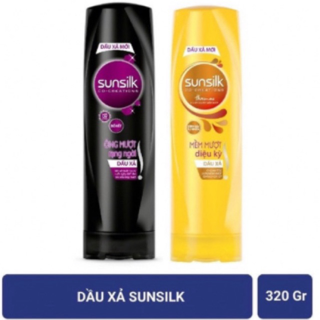 Dầu gội, xả Sunsilk mềm mượt óng ả 170g, 350g