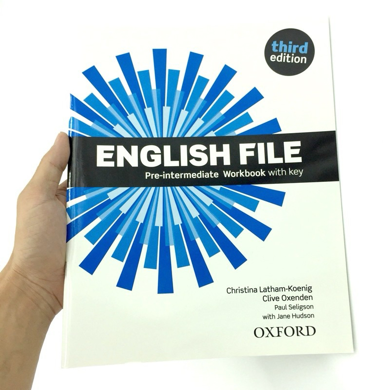 Sách ENGLISH FILE Pre-intermediate Workbook with key | Shopee Việt Nam