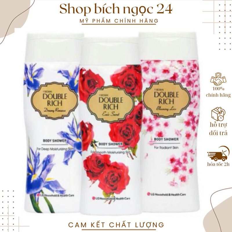 Sữa Tắm Double Rich Cân Bằng Ẩm Hương Nước Hoa 200G