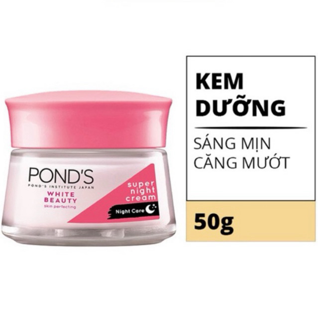 Bộ Đôi Kem Dưỡng Da Ngày Và Đêm Pond’s White Beauty Trắng Hồng Dạng Rỡ 50g