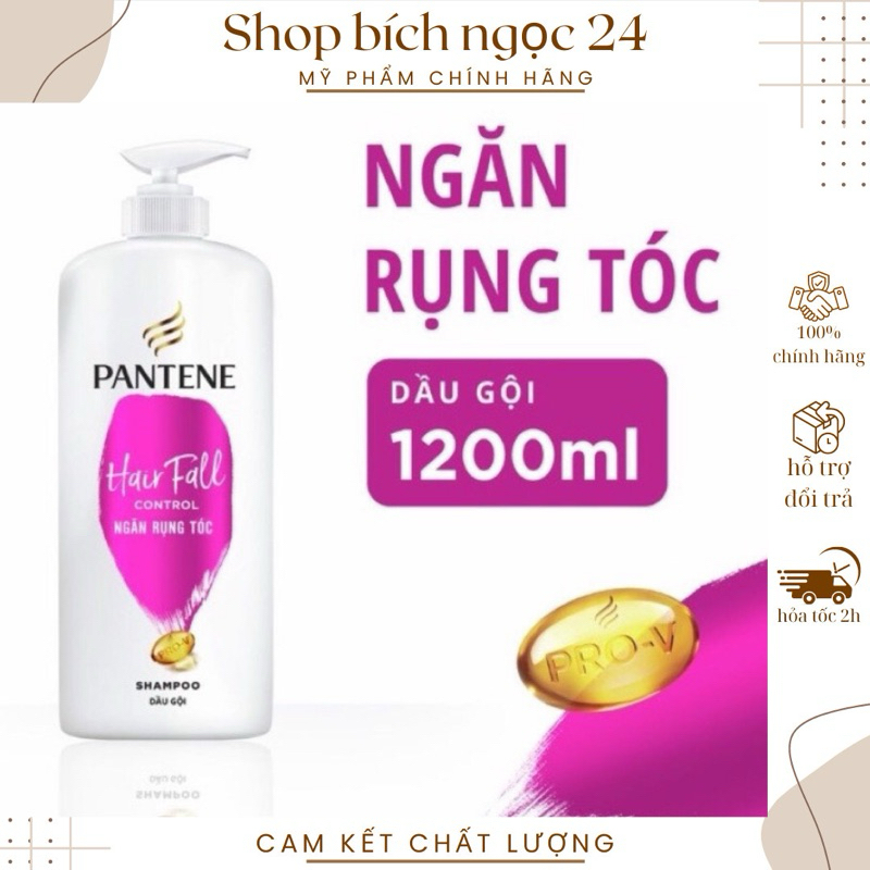 Dầu gội Pantene ngăn rụng tóc chai 1200ml