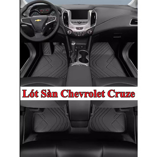 Lót Sàn 2 Lớp Chevrolet Cruze , Chất Liệu Nhựa Cao Cấp , Hàng Loại Dày Nhập Nội Địa Trung