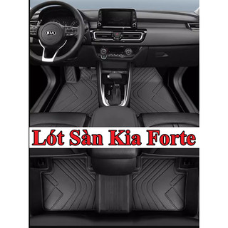 Lót Sàn 2 Lớp Kia Forte Chất Liệu Nhựa Cao Cấp , Hàng Loại Dày Nhập Nội Địa Trung