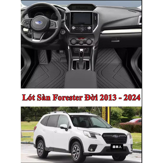 Lót Sàn 2 Lớp Subaru Forester Chất Liệu Nhựa Cao Cấp , Hàng Loại Dày , Nhập Nội Địa Trung
