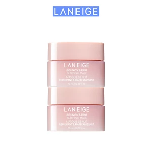 Bộ 2 Mặt Nạ Ngủ Laneige Bouncy & Firm Sleeping Mask tăng cường collagen và làm săn chắc da 10mlx2