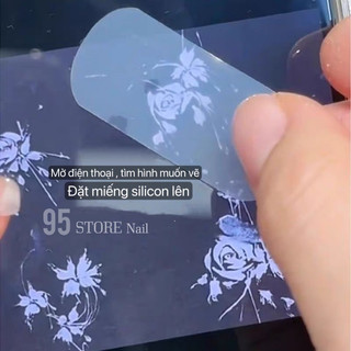 Miếng silicon vẽ sao chép hình dán - vẽ hoạt hình , hoa văn design